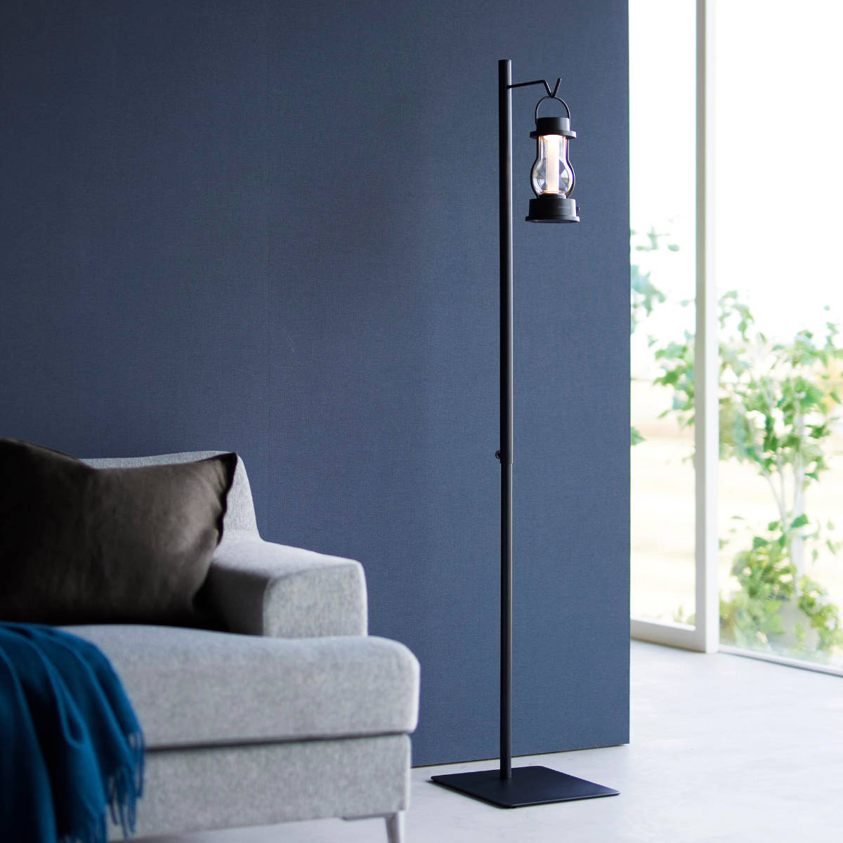 tower 特典付き 山崎実業 高さ伸縮ランタンスタンド タワー