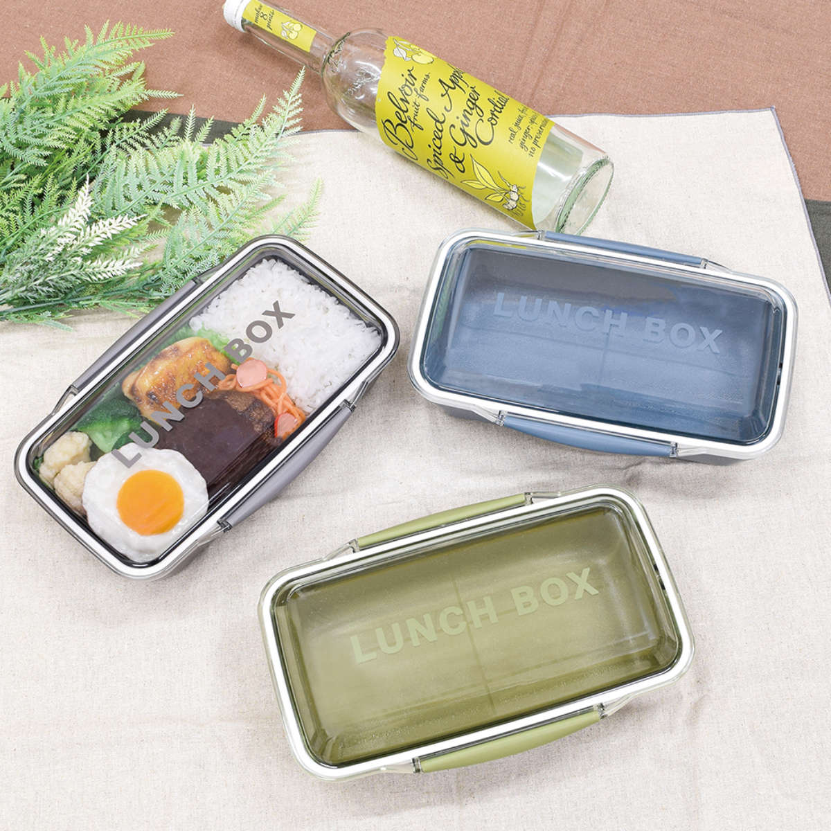 お弁当箱 モノクロームドームランチボックス 1段 750ml （ 食洗