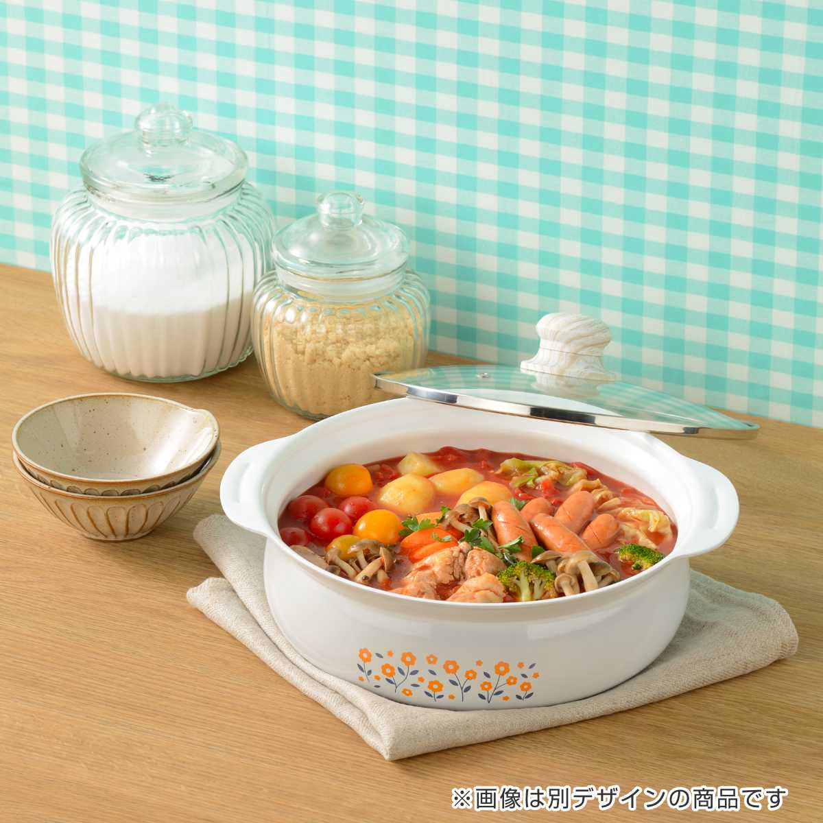 和平フレイズ 卓上鍋 20cm IH対応 レトル （ ガス火対応 ホーロー鍋