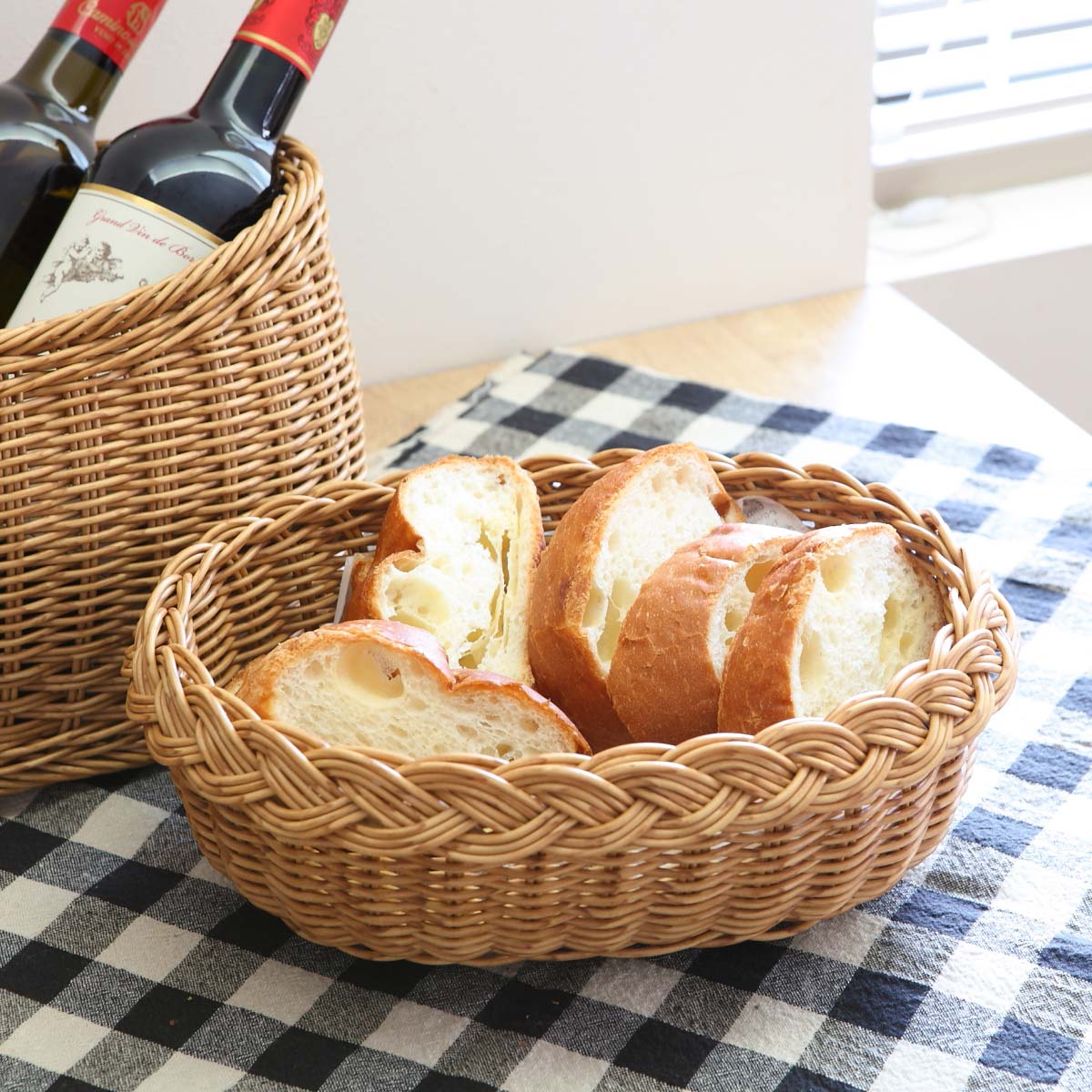 Creer バスケット ユティルナイール オーバルボウルL 洗える （ かご