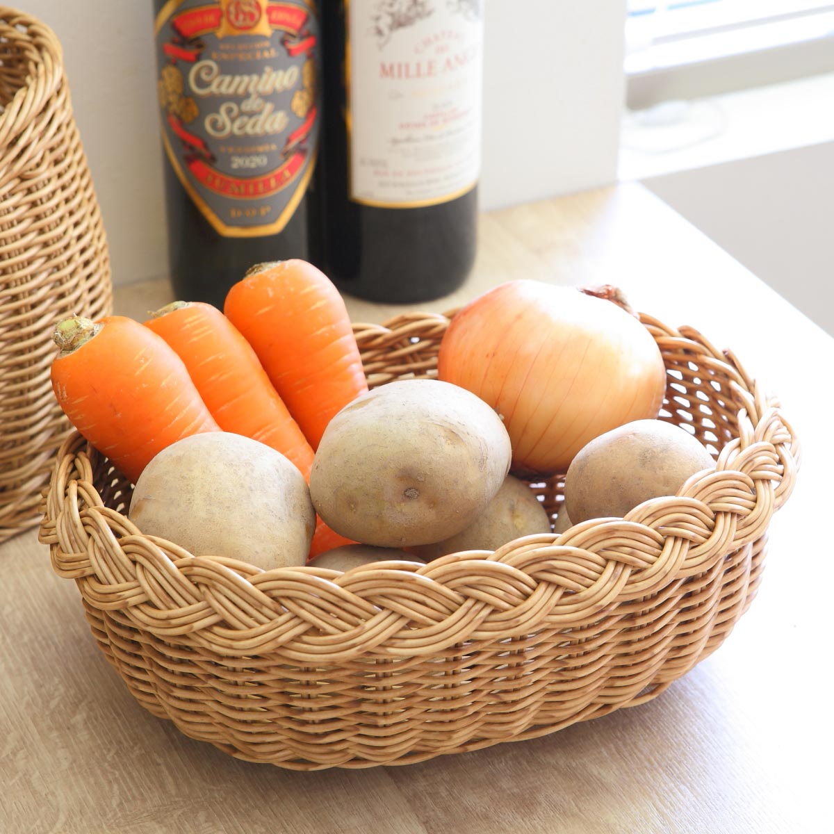 Creer バスケット ユティルナイール オーバルボウルL 洗える （ かご