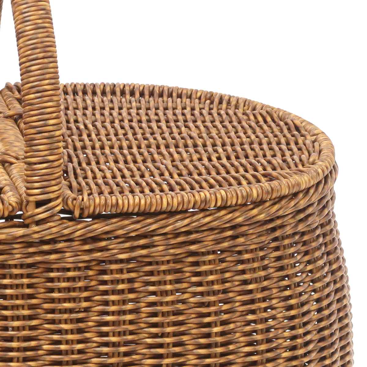 Creer バスケット ユティル オーバルピクニックバスケット 洗える