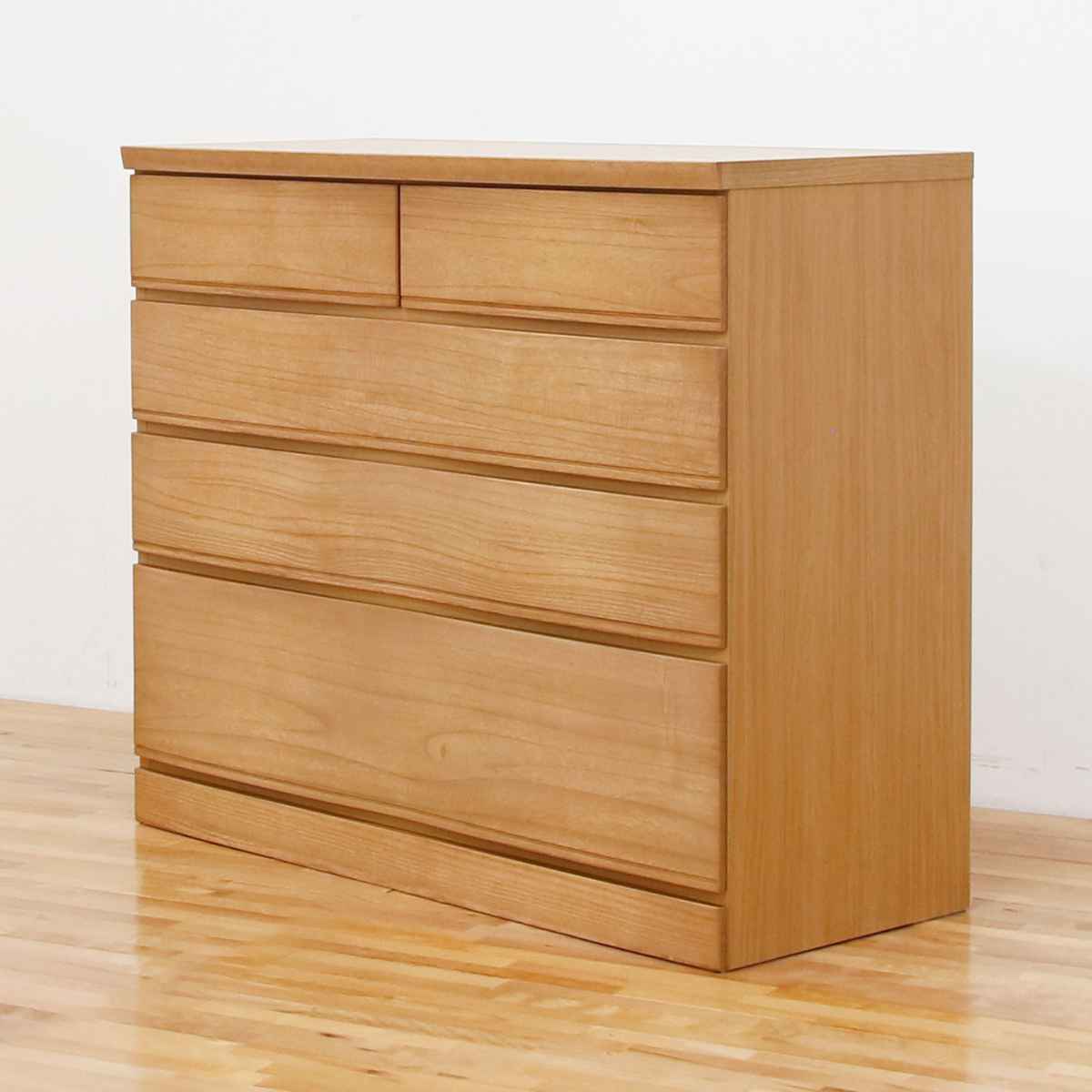 丸田木工 桐たんす 4段 モダンデザイン 桐詞 日本製 約幅102cm （ 開梱