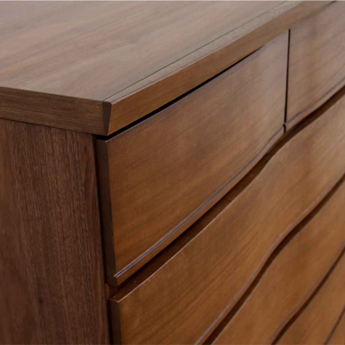 丸田木工 桐たんす 4段 モダンデザイン 桐詞 日本製 約幅102cm （ 開梱