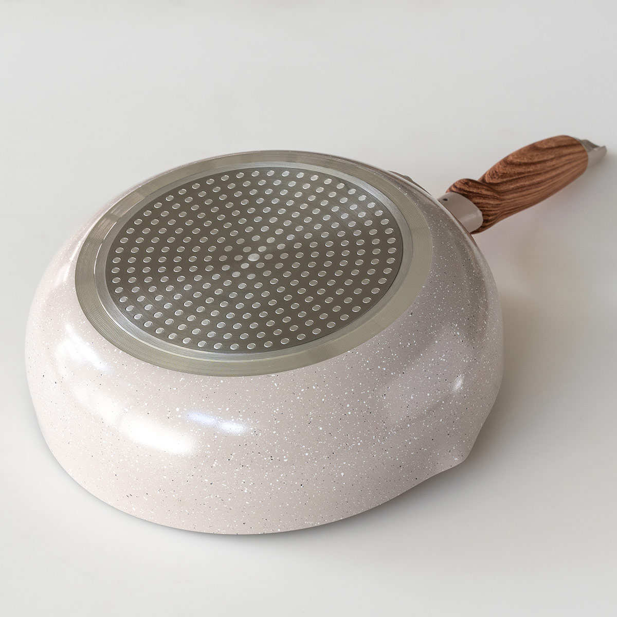 深型フライパン 24cm IH対応 ナチュルストーン （ ガス火対応