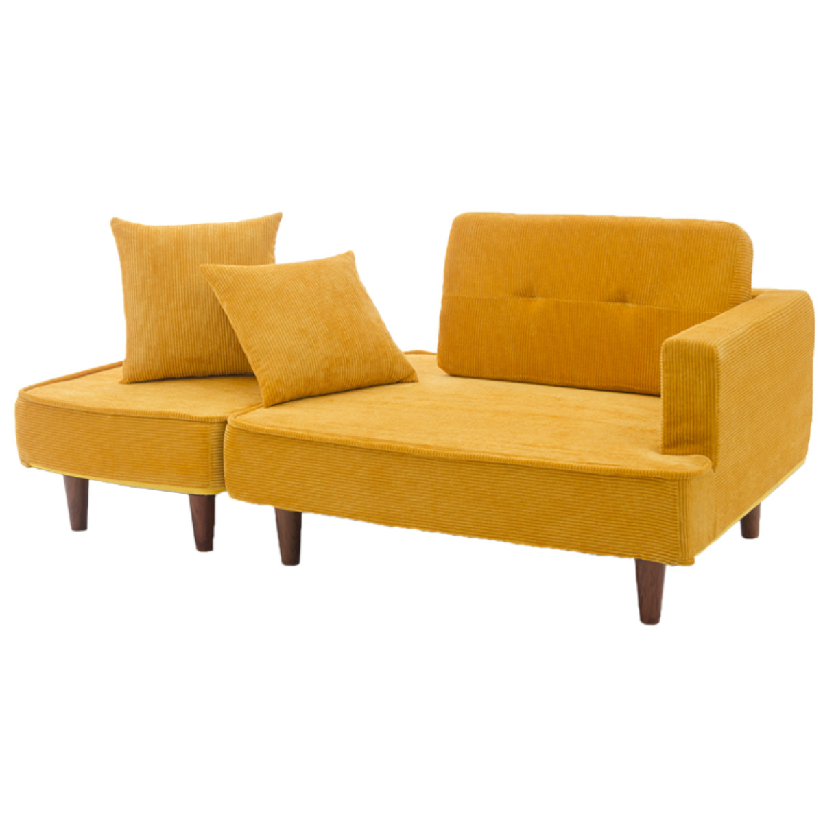 セルタン ソファ 2人掛け クッション付き コーデュロイ （ ソファー