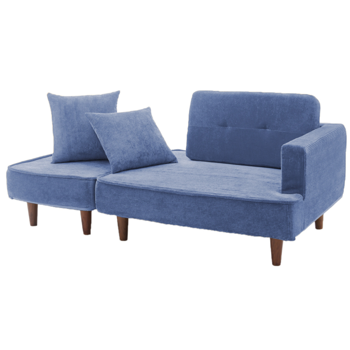 セルタン ソファ 2人掛け クッション付き コーデュロイ （ ソファー