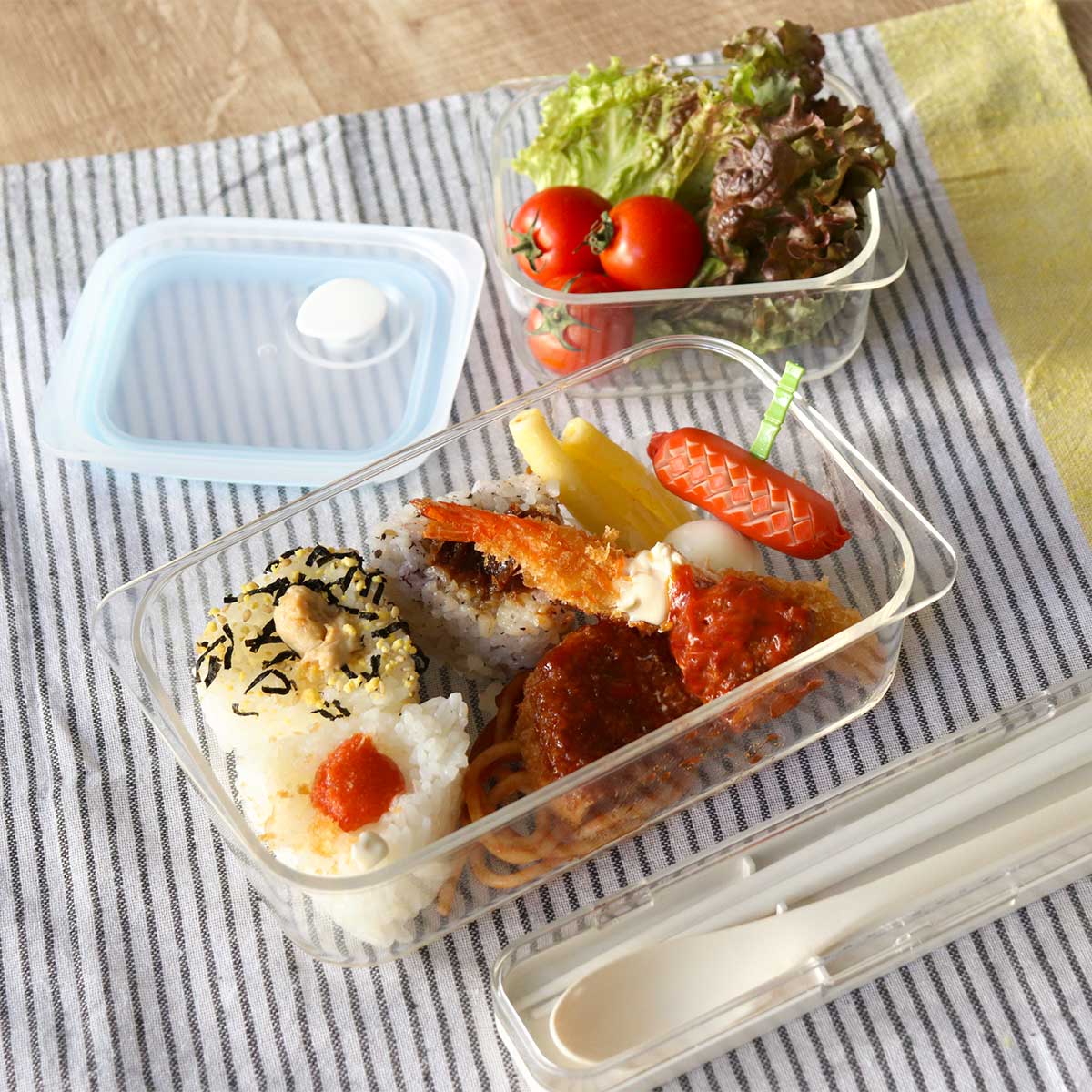 パール金属 保存容器 1L Easy Clean 深型密閉保存容器 M （ 日本製 食