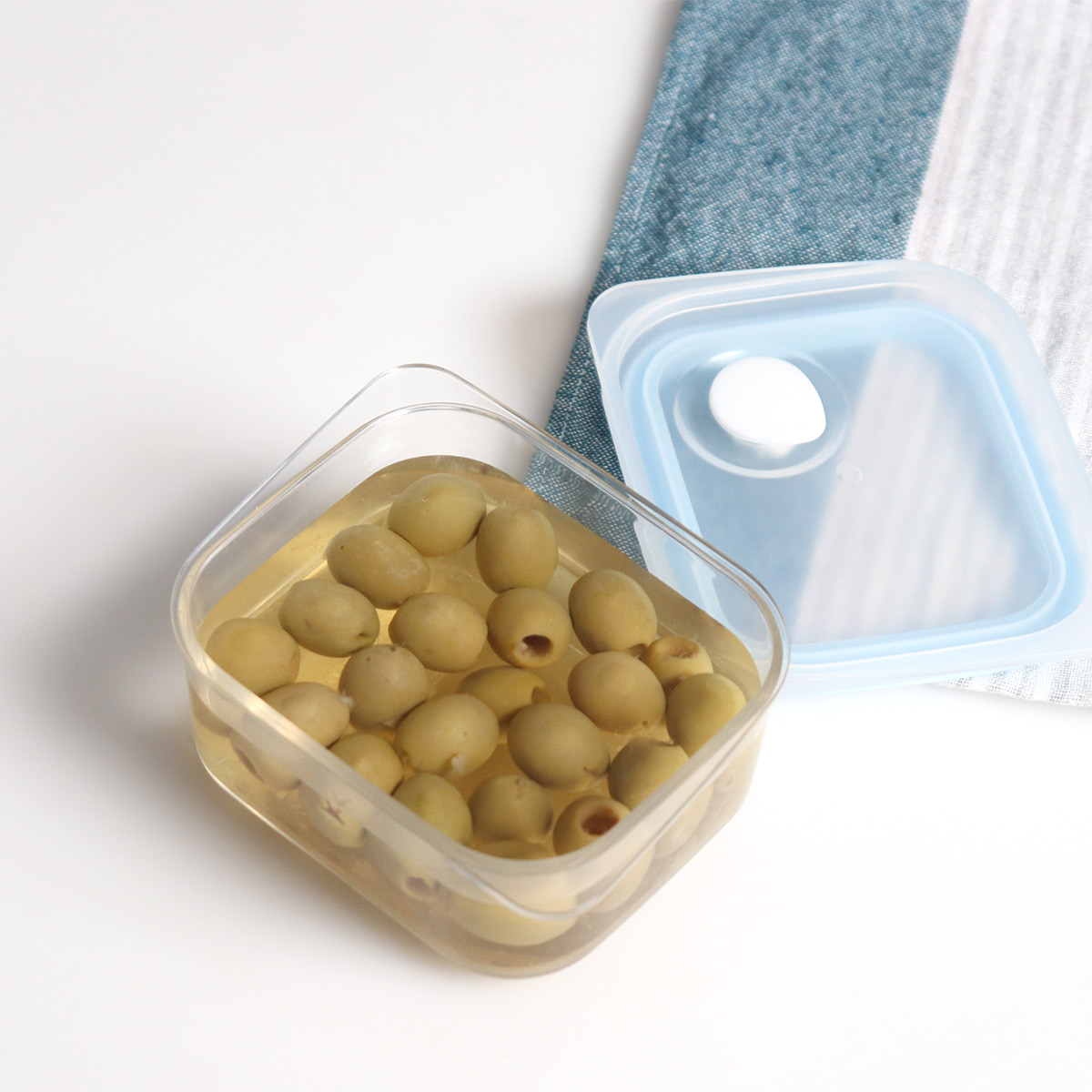 Imarflex C-2060 食品保存機能付き パール金属 保存容器 280ml Easy Clean 浅型密閉保存容器 S （ 日本製