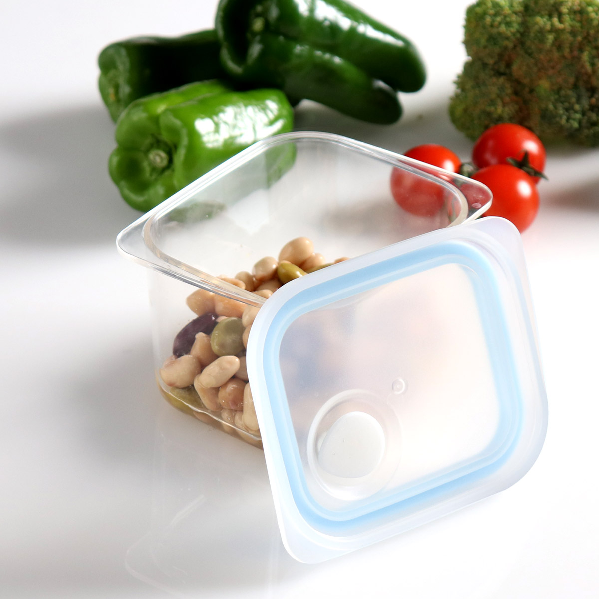 パール金属 保存容器 460ml Easy Clean 深型密閉保存容器 S （ 日本製