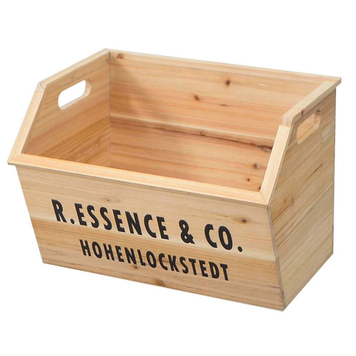 東谷 収納ボックス スタッキングボックス 同色4個セット 木製 （ 木製