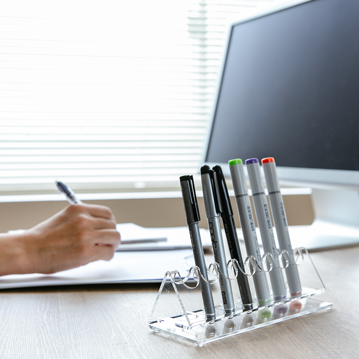 Trytec ペンスタンド トレビュアー トレース台専用 アクリル製