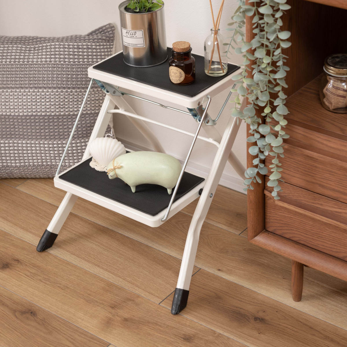 東谷 踏み台 ステップ台 2段 折りたたみ （ 脚立 ステップ スツール