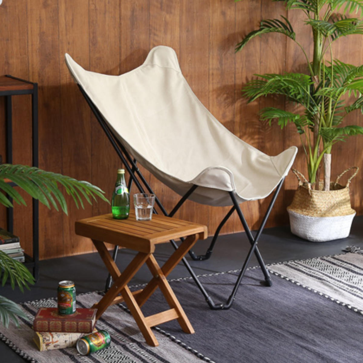 アウトドアチェア 2脚セット フォールディングチェア ハブル