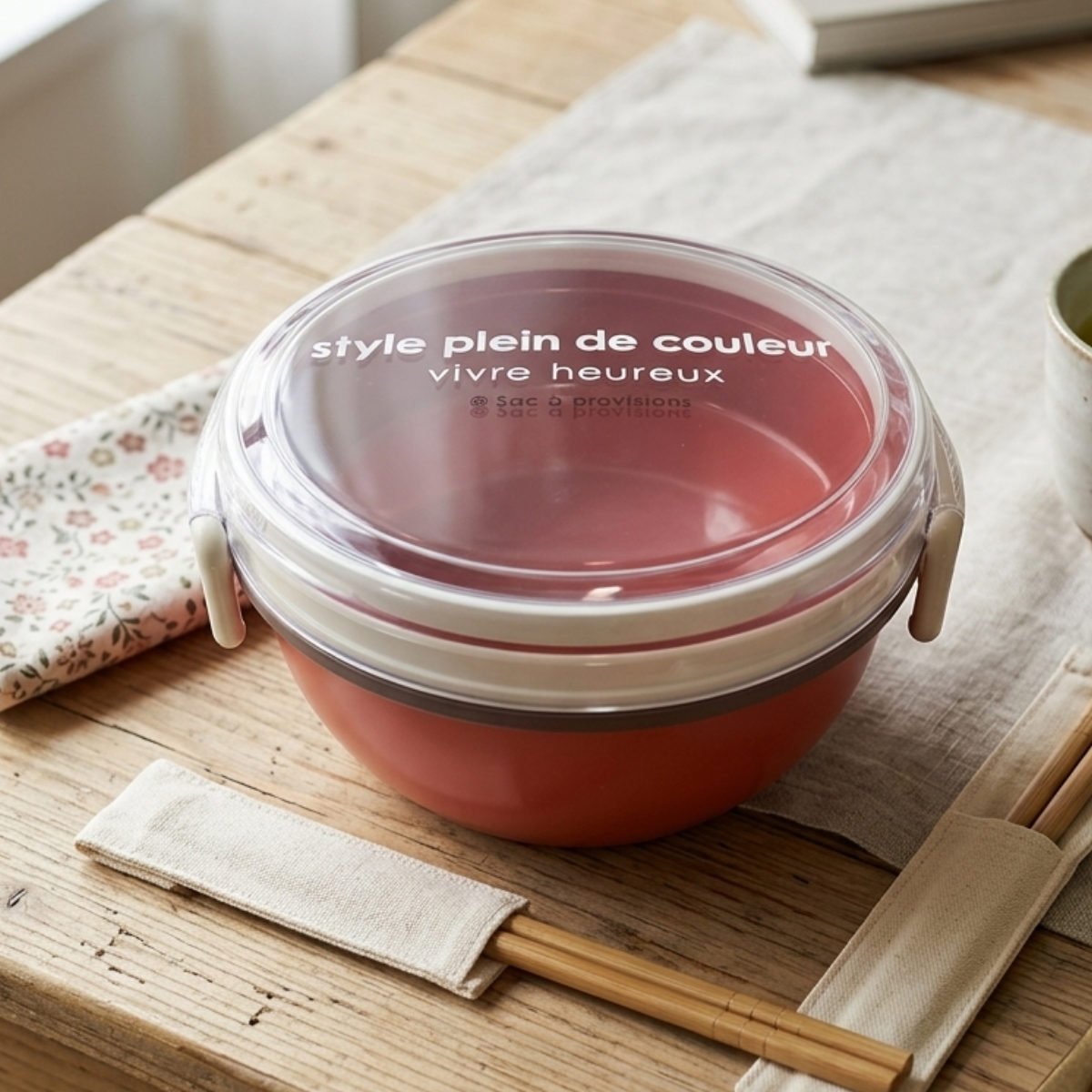At First（アットファースト） お弁当箱 ランチボウル 2段 560ml