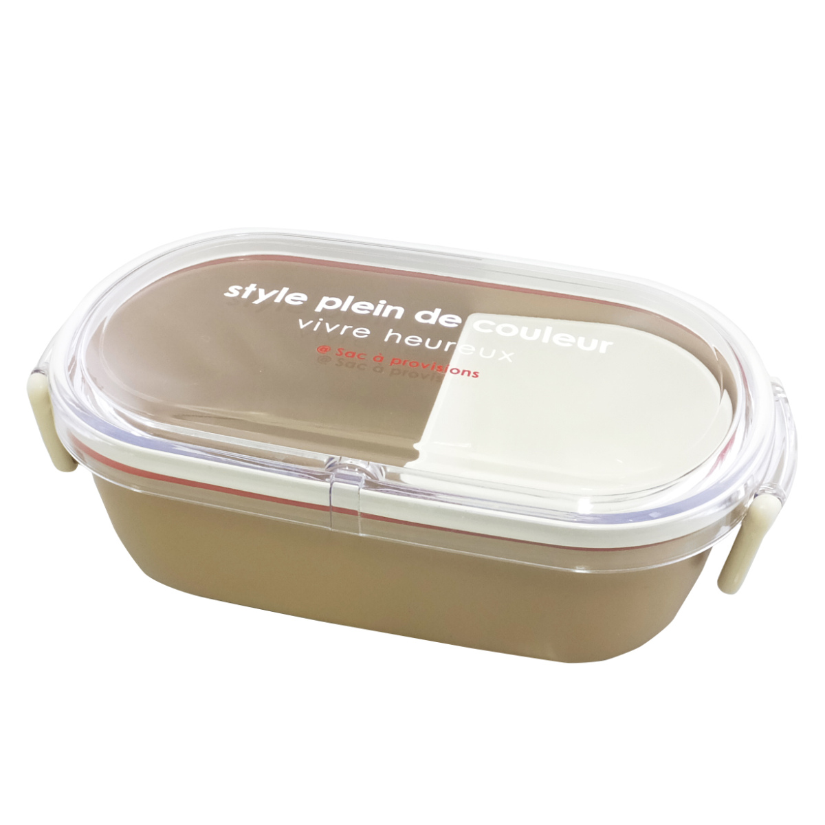 お弁当箱 小判型ランチボックス 1段 600ml （ 弁当箱 ランチボックス