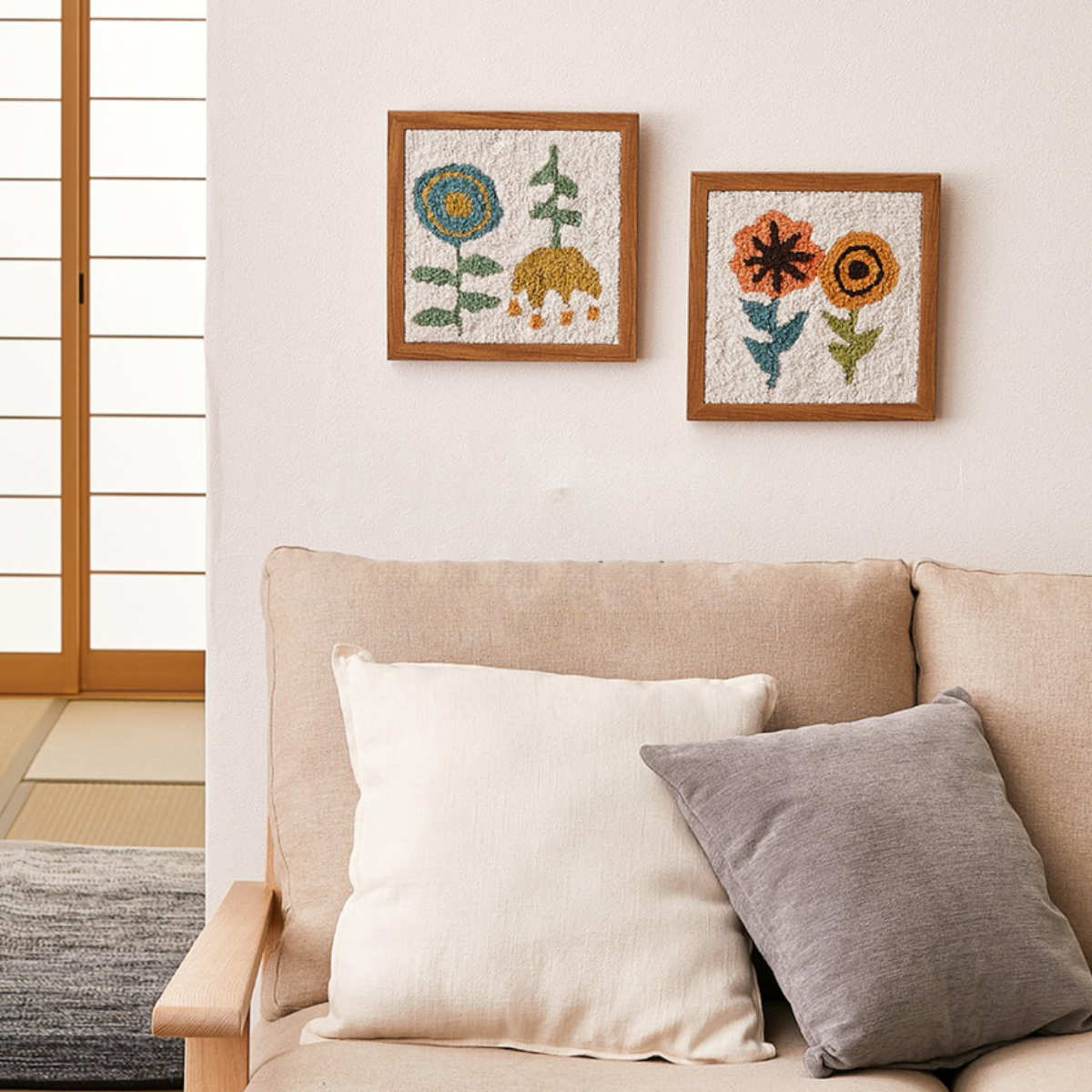 HAGiHARA（萩原） ファブリックパネル KUKKA クッカ タフティング 25