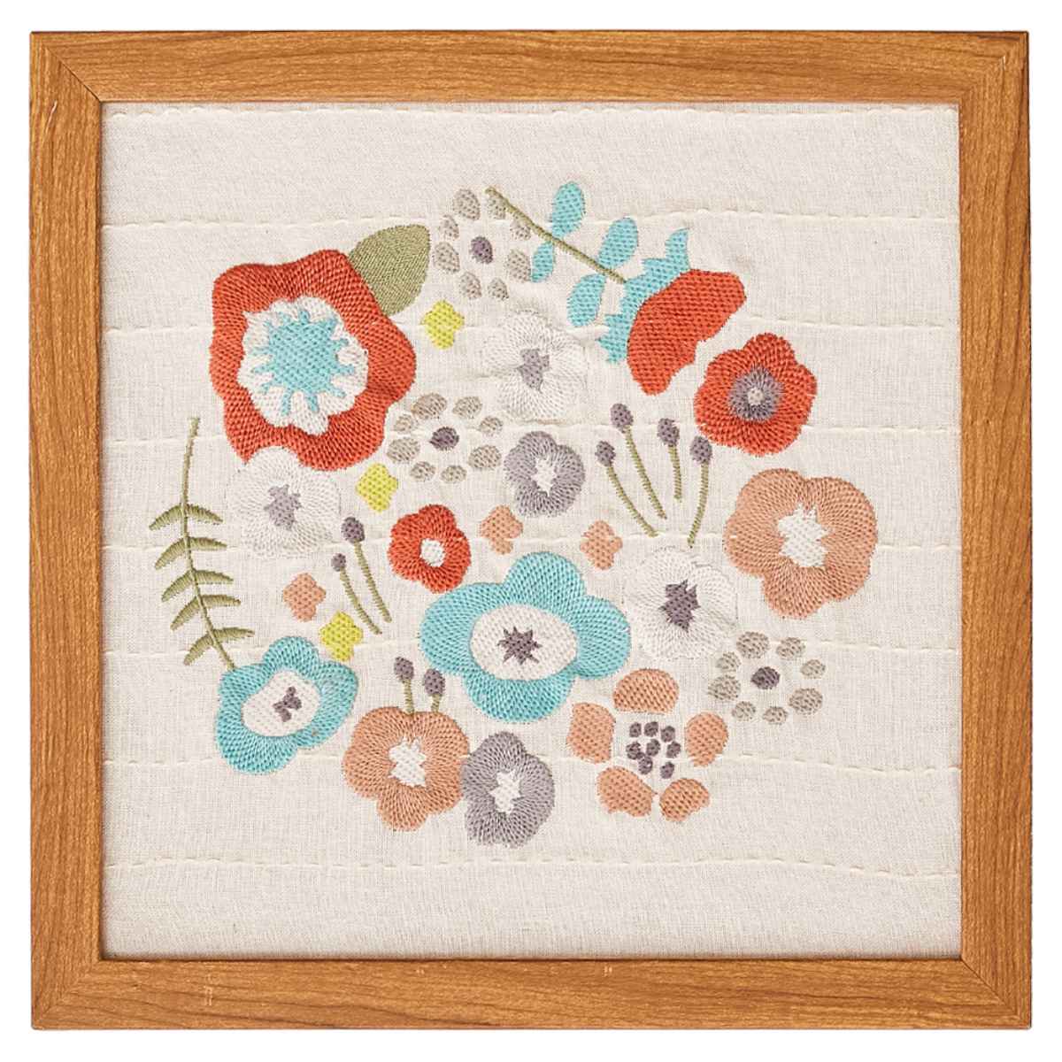 HAGiHARA（萩原） ファブリックパネル KUKKA クッカ 刺繍 25×25cm