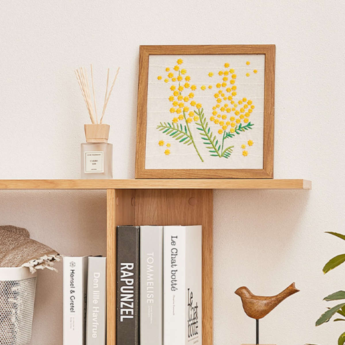 HAGiHARA（萩原） ファブリックパネル KUKKA クッカ 刺繍 25×25cm