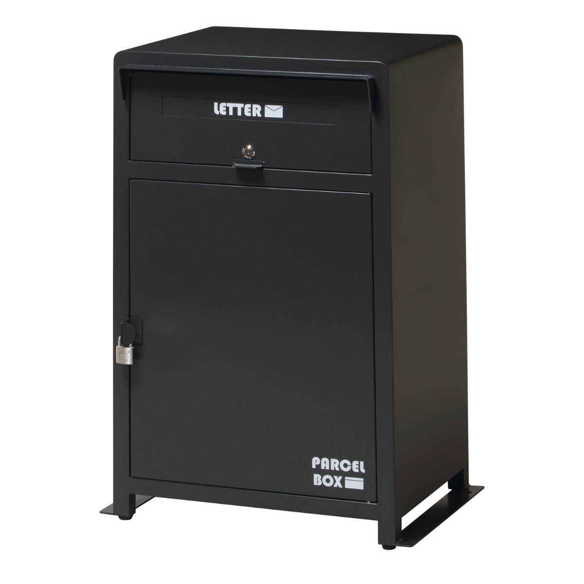 12台*宅配ボックス ポスト宅配BOX 戸建て用要組み立て （ブラック1742） 宅配ボックス ポスト 宅配BOX 戸建て用 要組み立て （ブラック