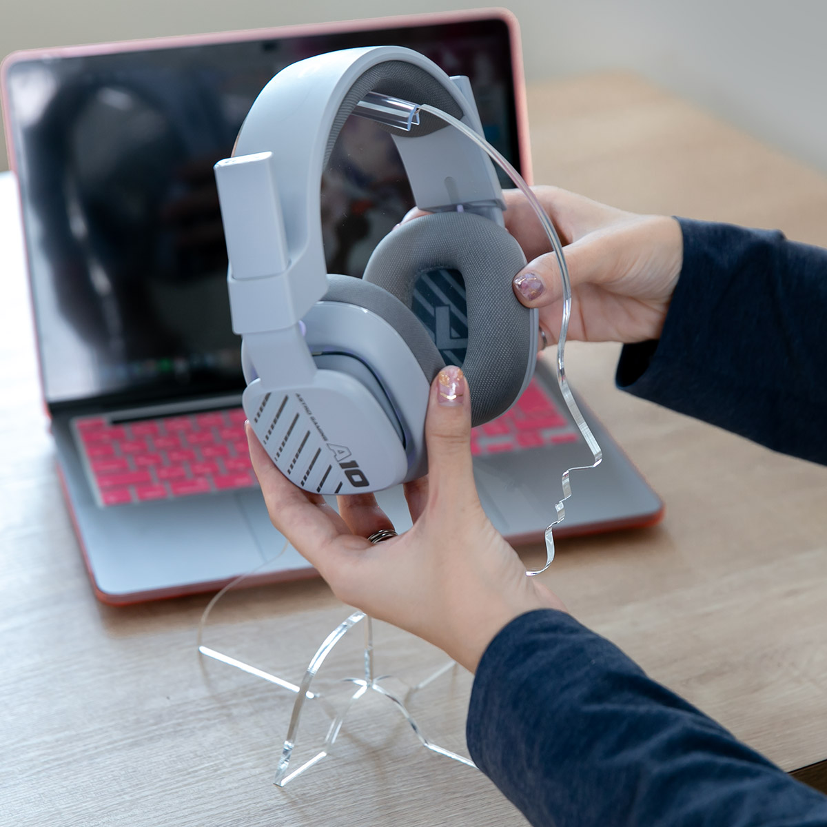 Trytec 特典付き ヘッドフォンスタンド amenist アクリル製 日本製