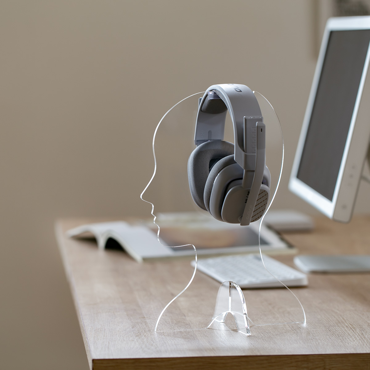 Trytec 特典付き ヘッドフォンスタンド amenist アクリル製 日本製