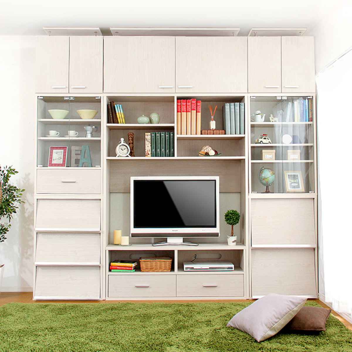 ホームテイスト（HOME taste） テレビ台 幅119.5cm 北欧風 引出し付