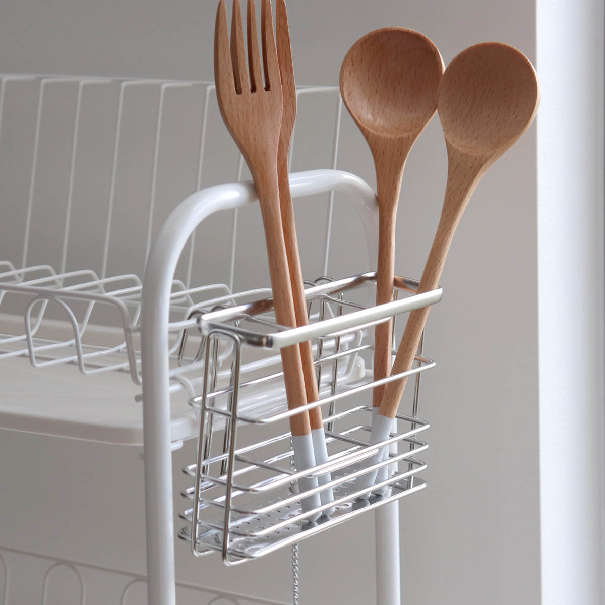 パール金属 カトラリーポケット ビューノ ステンレス製水切りポケット