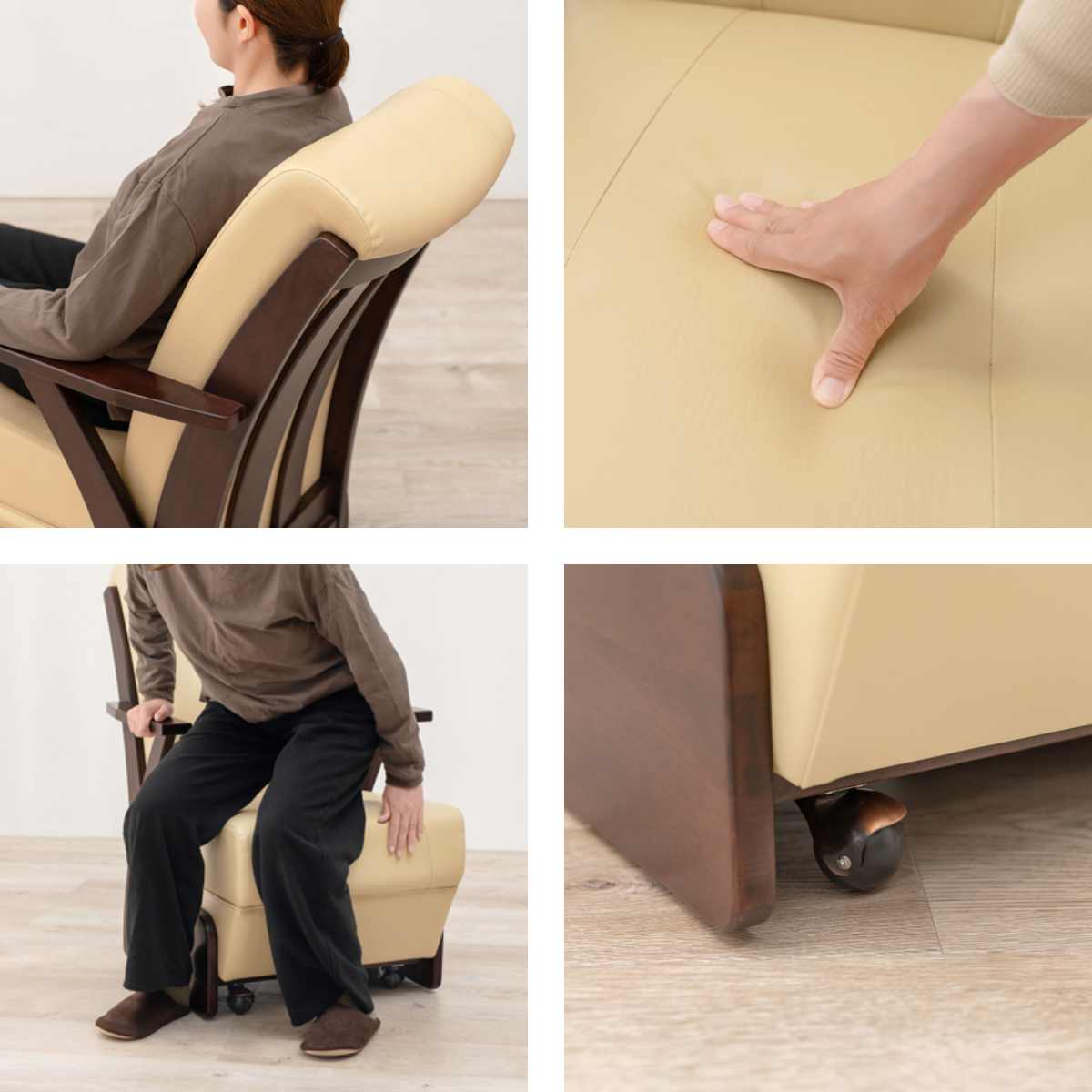 HAGiHARA（萩原） ダイニングこたつ6点セット こたつ テーブル 幅135cm