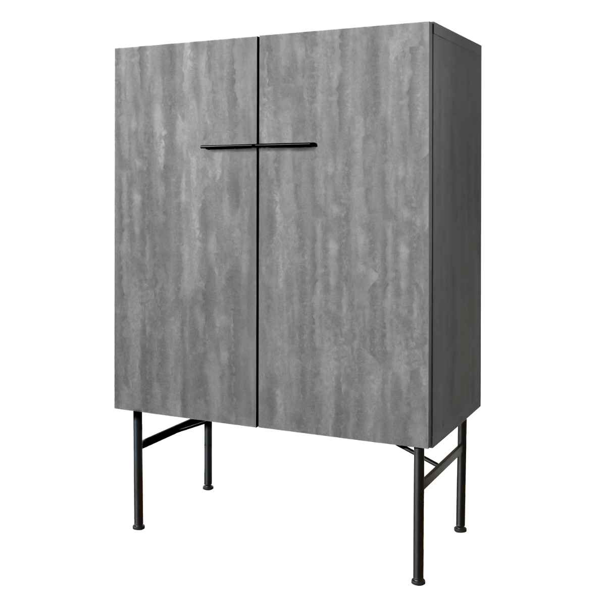 GART（ガルト） サイドボード 2枚扉 紙漉き模様 SERO 日本製 幅80cm