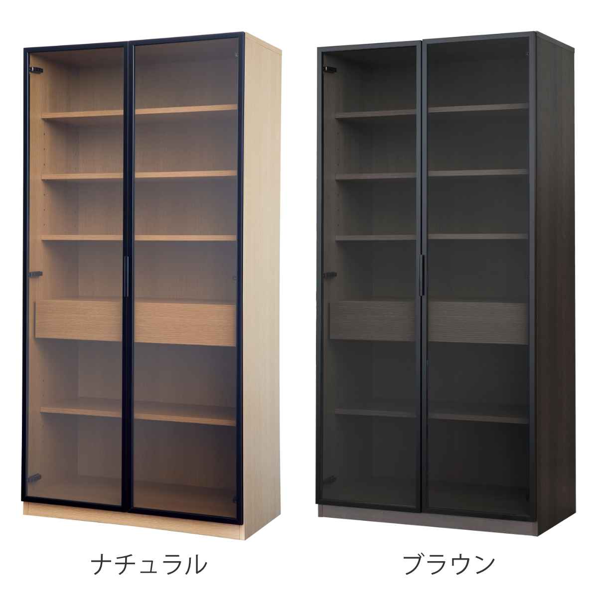 GART（ガルト） ガラスキャビネット ハイタイプ リビング収納 LOCKO