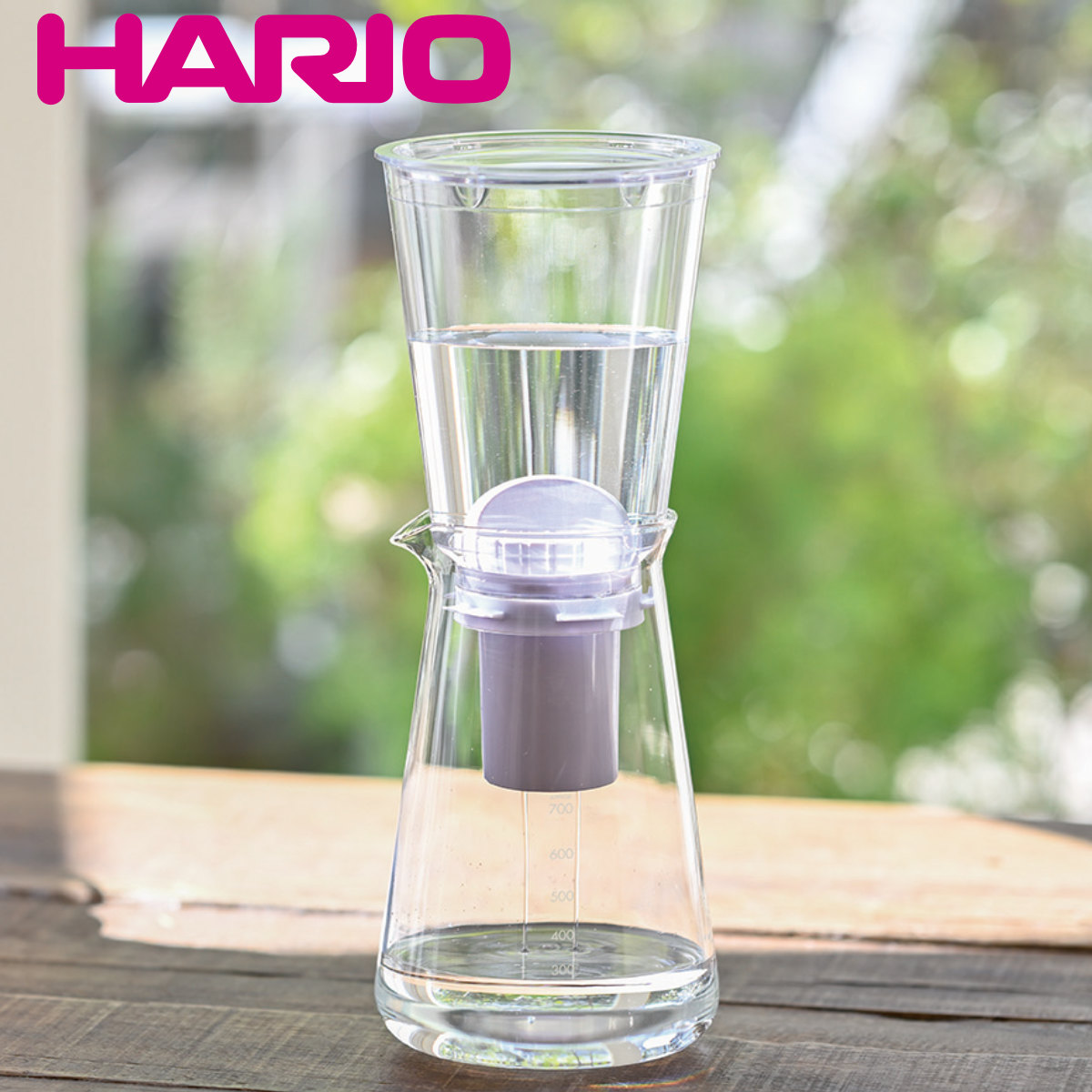 �n���I ���|�b�g 700ml Pure �ϔM�K���X �i HARIO �򐅃|�b�g �򐅊� �J�[�g���b�W�t�� �j