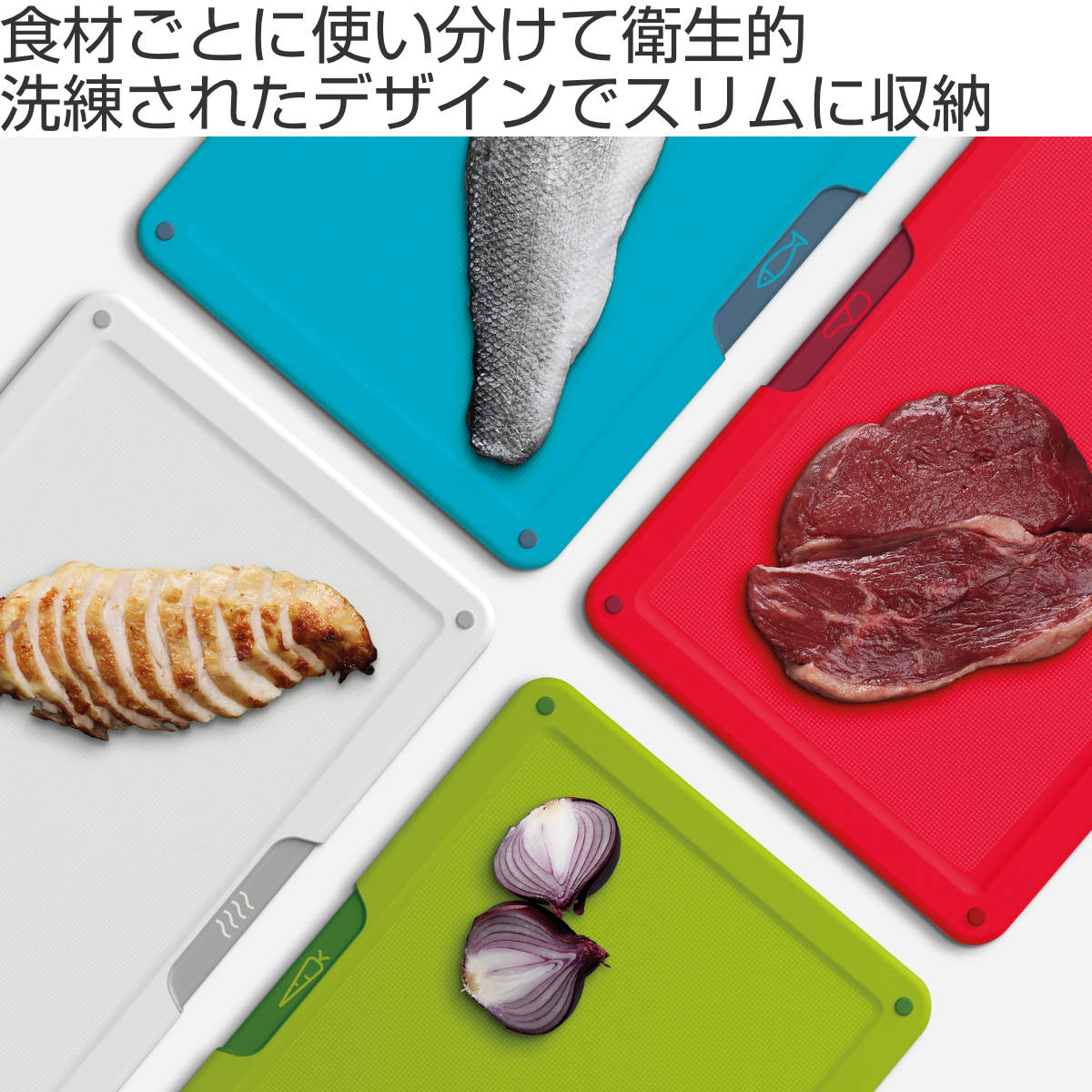 Joseph Joseph（ジョセフジョセフ） まな板 レギュラー フォリオ