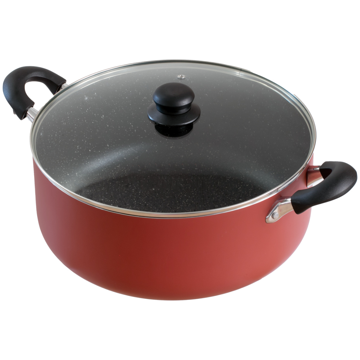 両手鍋 32cm IH対応 マーブル 大きな鍋 （ ガス火対応 鍋 両手なべ