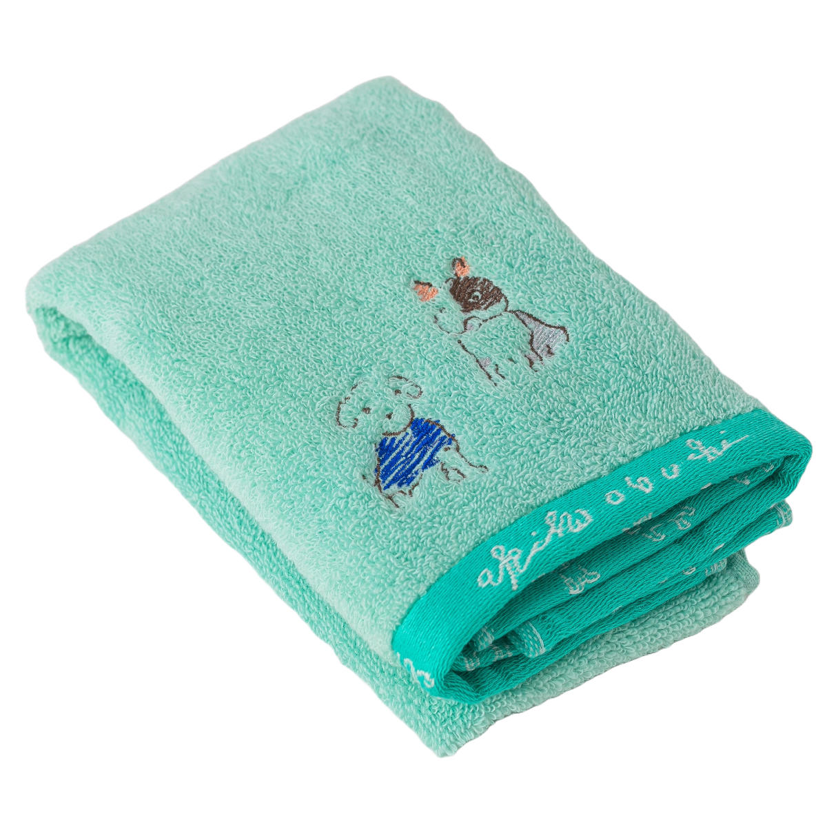 フェイスタオル 34×80cm 日本製 Wonderful World by obuchi わんぱく