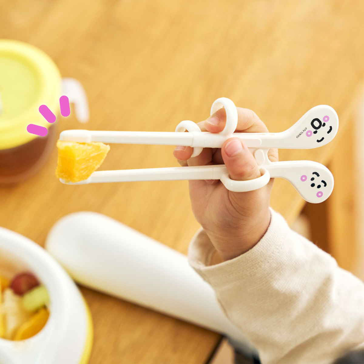 EDISONmama 箸 エジソンのお箸 mini 右手用 シナぷしゅ