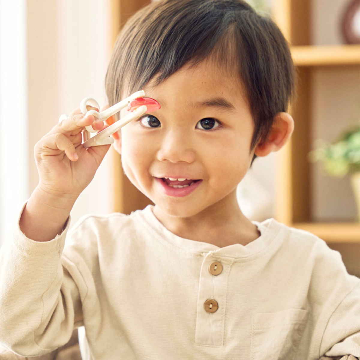 EDISONmama（エジソンママ） 箸 エジソンのお箸 mini 右手用 シナ