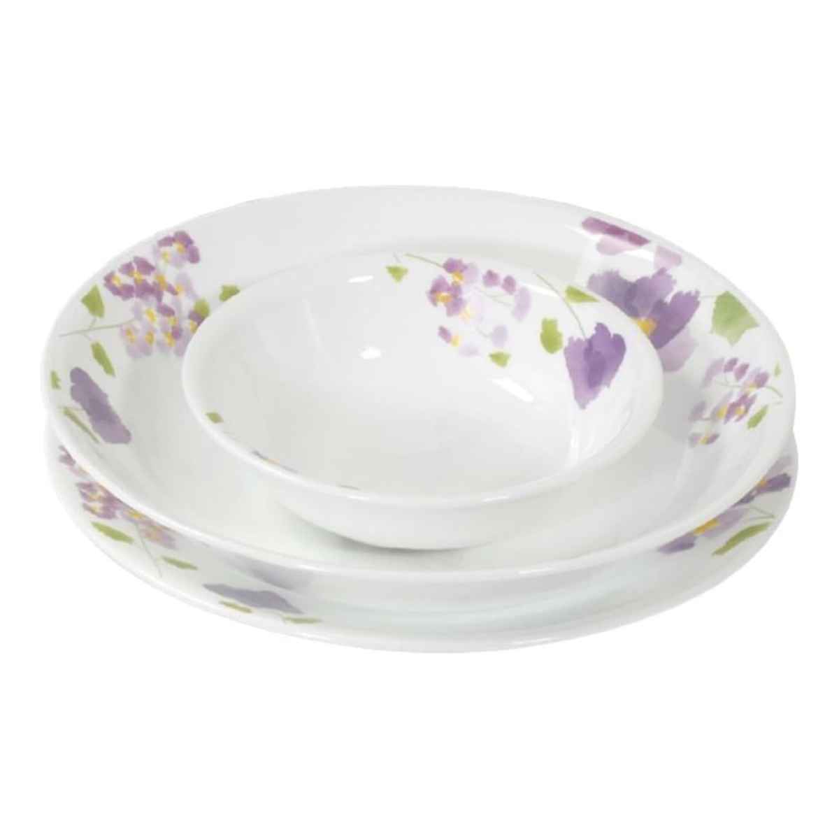 パール金属 食器 3点セット CORELLE コレール バイオレットミスト 強化