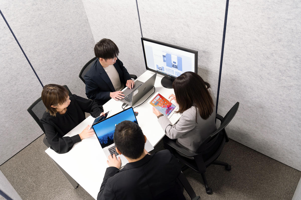 オフィスパーテーション 吸音ボード 3×3 簡単設置 REMUTE （ 間仕切り