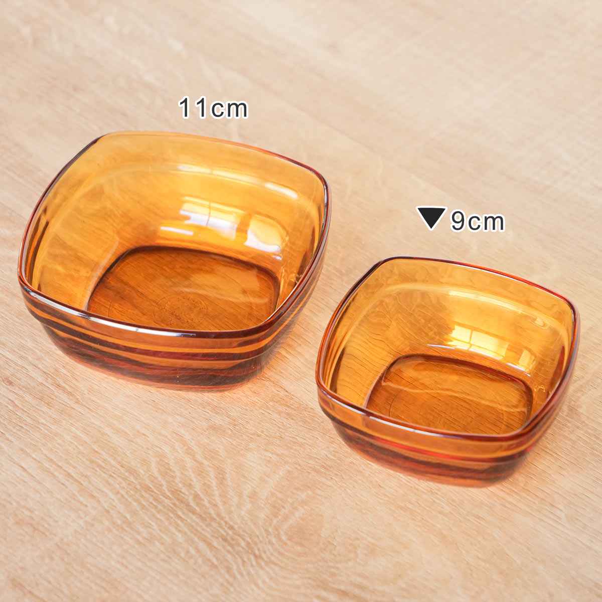 DURALEX（デュラレックス） カレボウル ボウル 9cm 6個セット （ AMBER