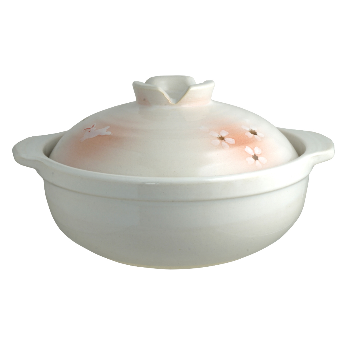 土鍋 送料無料】銀峯 花三島 10号鍋 土鍋 5～6人用 | キッチン・調理器具