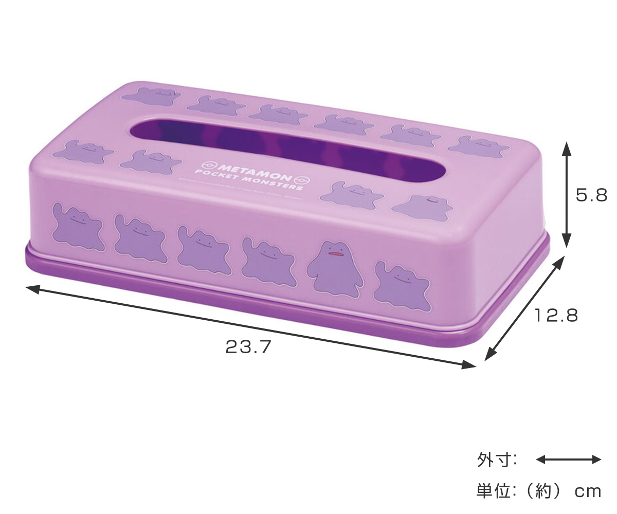 ティッシュストッカー 1段 キャラクター ソフトパック ポケモン