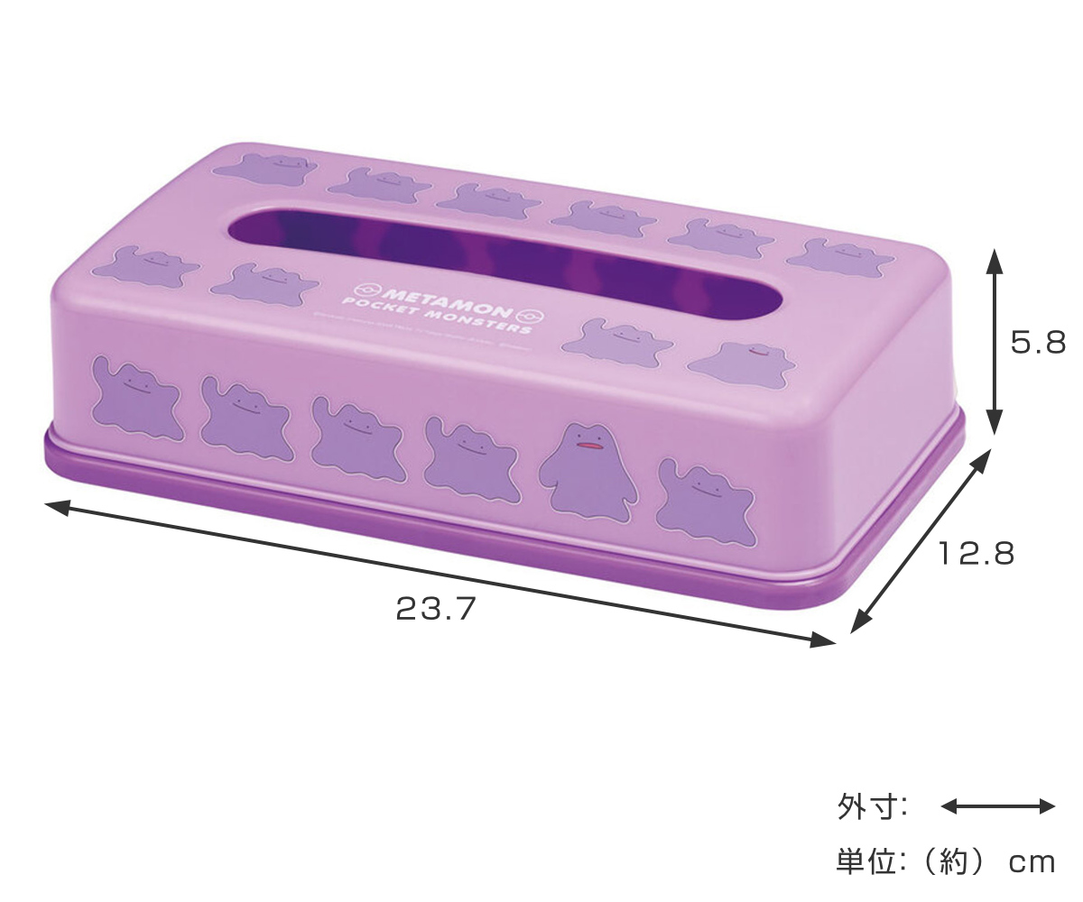 スケーター ティッシュストッカー 1段 キャラクター ソフトパック