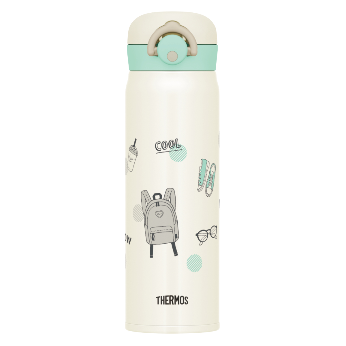 T2 ミントグリーン ステンレス水筒 500ml THERMOS（サーモス） 水筒 500ml 真空断熱ケータイマグ 保温 保冷