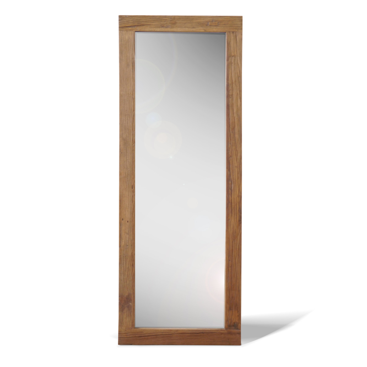木製スタンドミラー ブラウン　90㎝✖️180㎝ GART スタンドミラー 天然木 全身 木枠 90x180cm （ 開梱設置