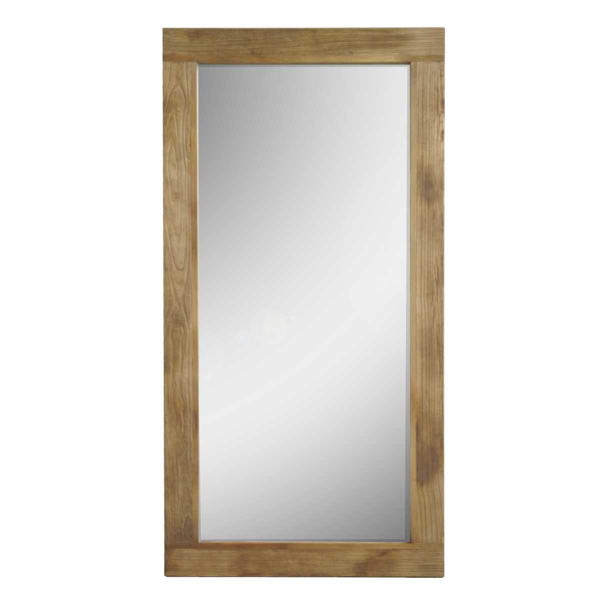 GART（ガルト） スタンドミラー 天然木 全身 木枠 90x180cm （ 開梱