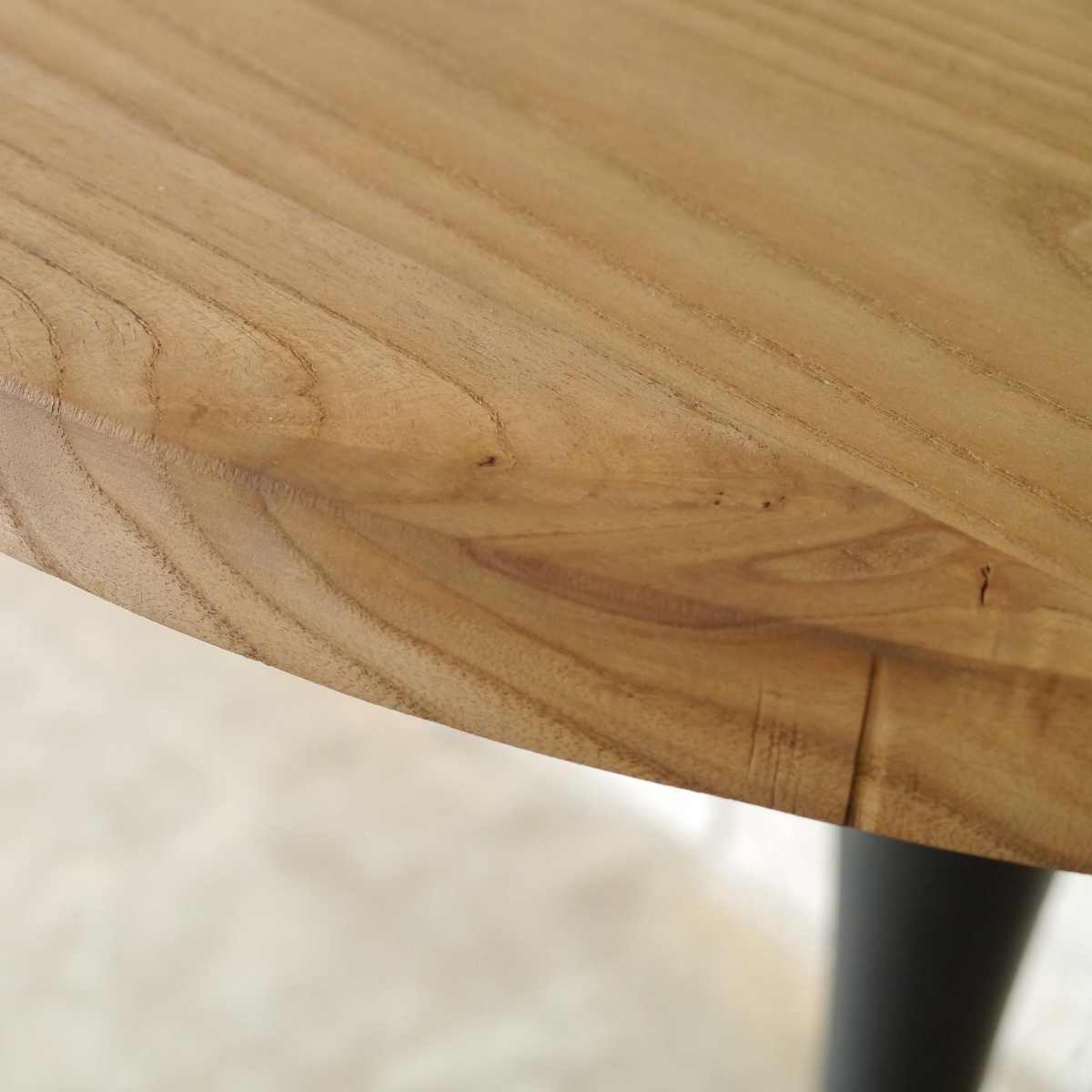 GART（ガルト） カフェテーブル 一人暮らし 丸 天然木 幅70cm （ 丸