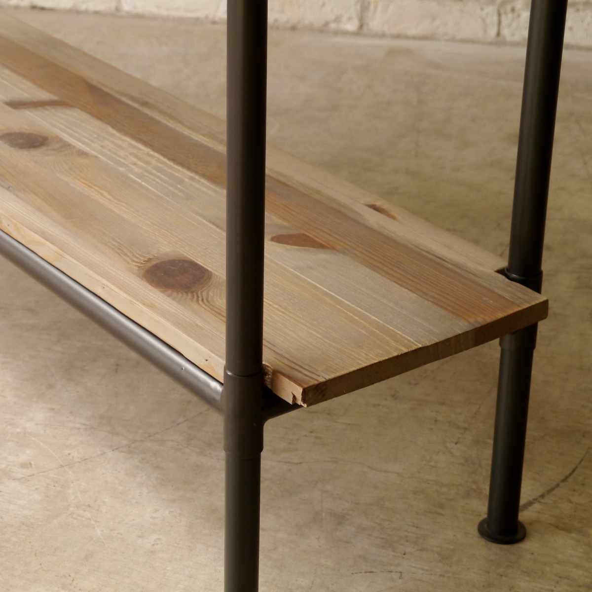 GART（ガルト） シェルフ パイン材 北欧 木製 屋内用 幅120cm （ 開梱