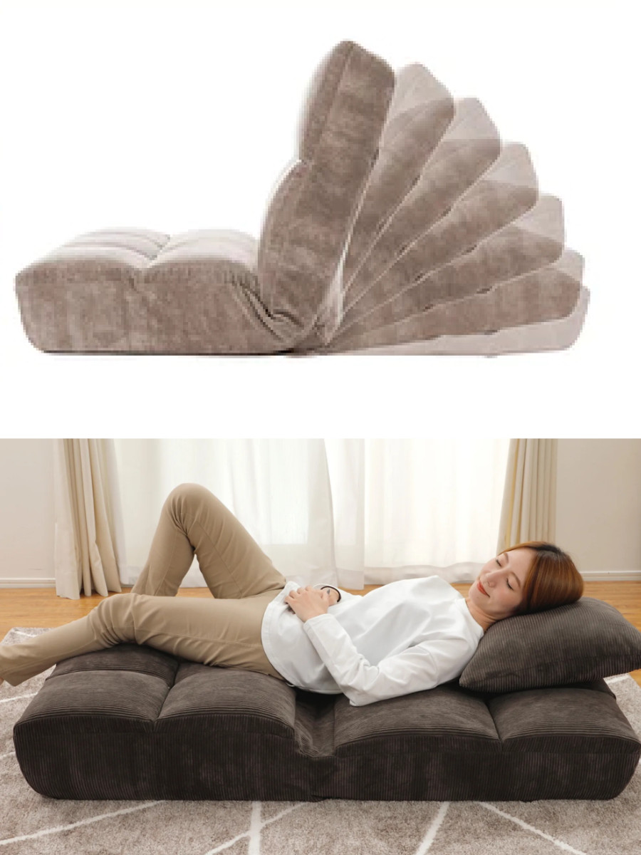 セルタン 座椅子 幅74cm リクライング 包み込まれる大型座椅子