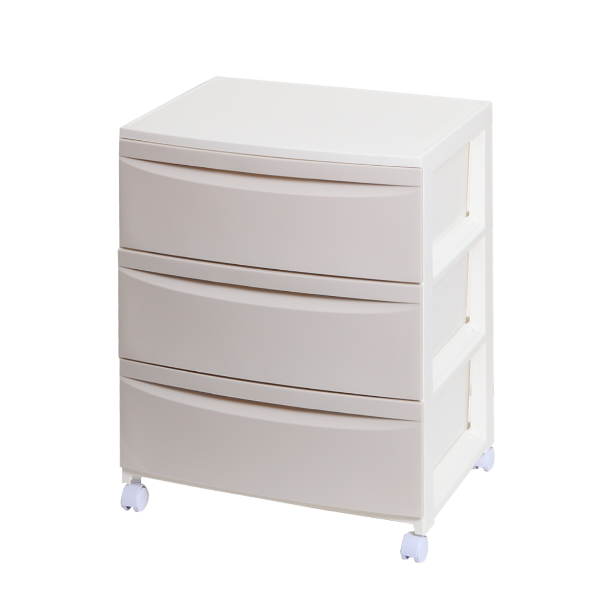 平和工業 チェスト 3段 幅54×奥行42×高さ68.4cm キャスター付き